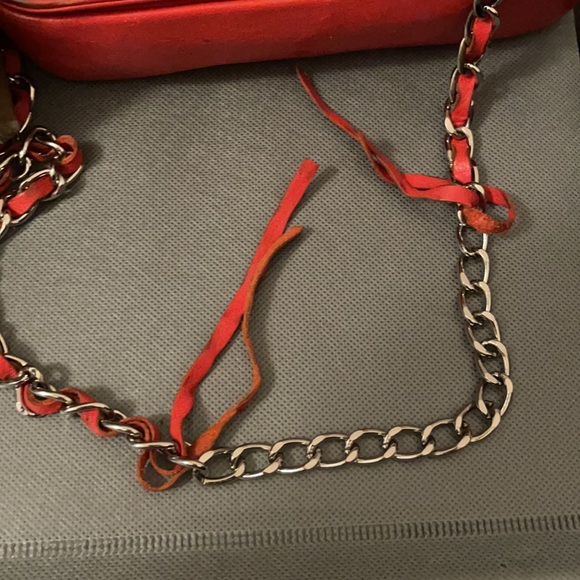 AUTHENTIC VALENTINO Orange shoulder bag PRELOVED - Picture 4 of 4